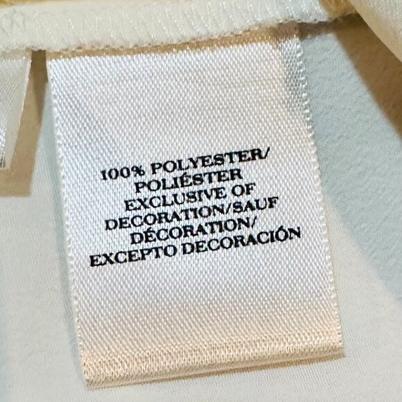 New Ann Taylor White Blouse w/Gem Stone Detail, Sleeveless, Size 12 (NWOT) - Picture 8 of 9